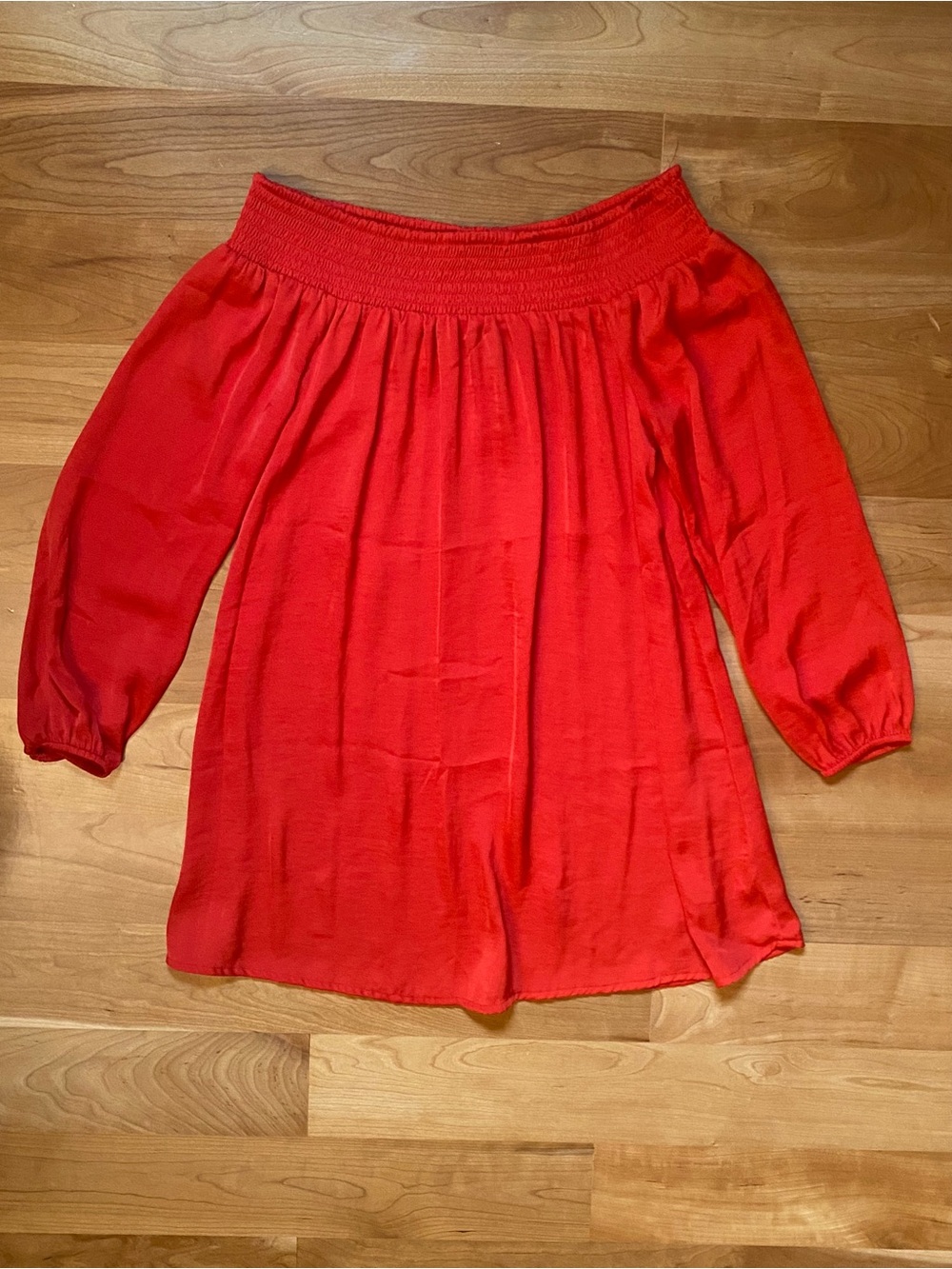 Forever 21 Red Off-the-Shoulder Dress